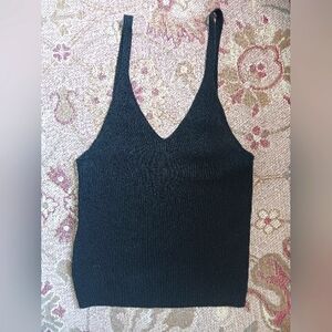 NWOT Maeve Maryanne Everyday sweater tank black S